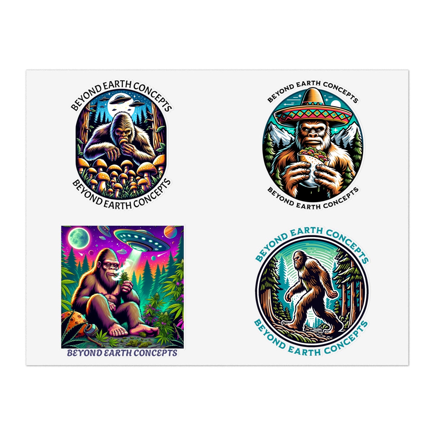 Bigfoot Sticker Pack