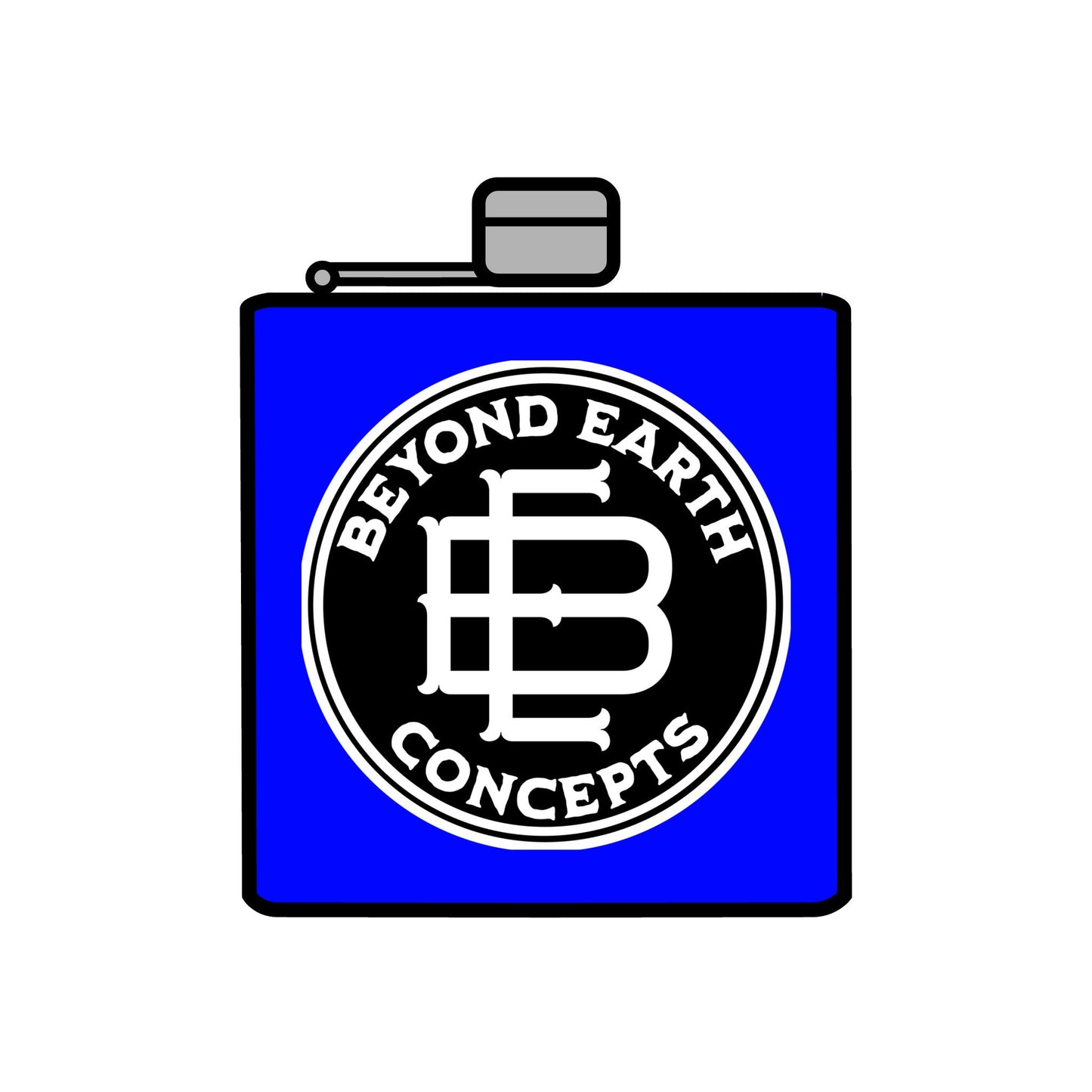 Beyond Earth Concepts Logo Flask Stainless Steel