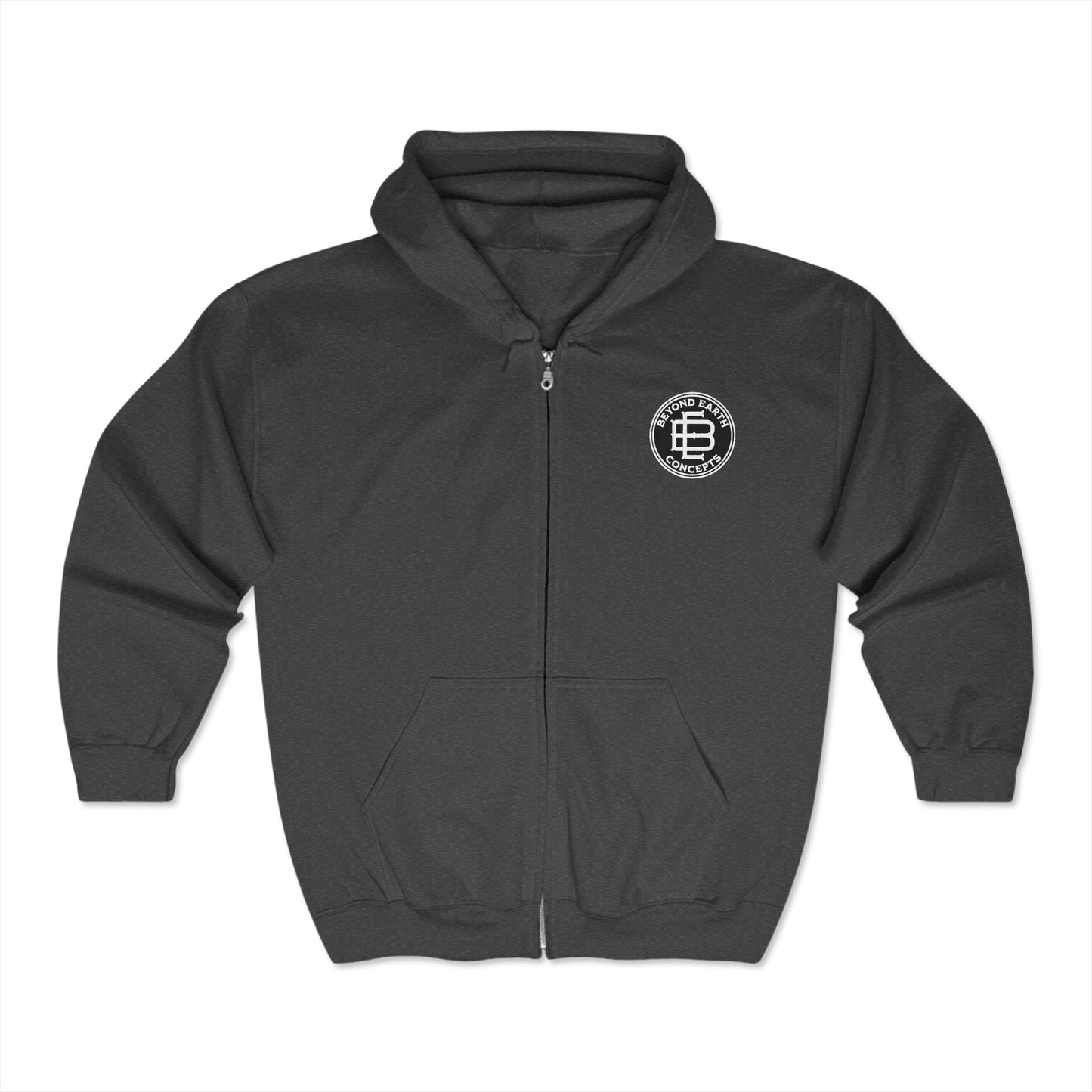 Beyond Earth Logo Full Zip Hooded Sweatshirt