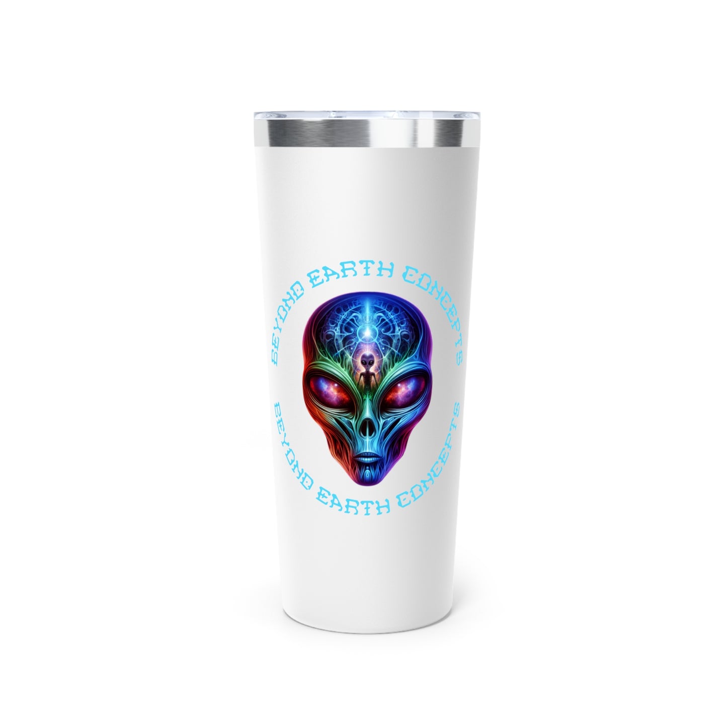 Alien Face - Copper Vacuum Insulated Tumbler, 22oz