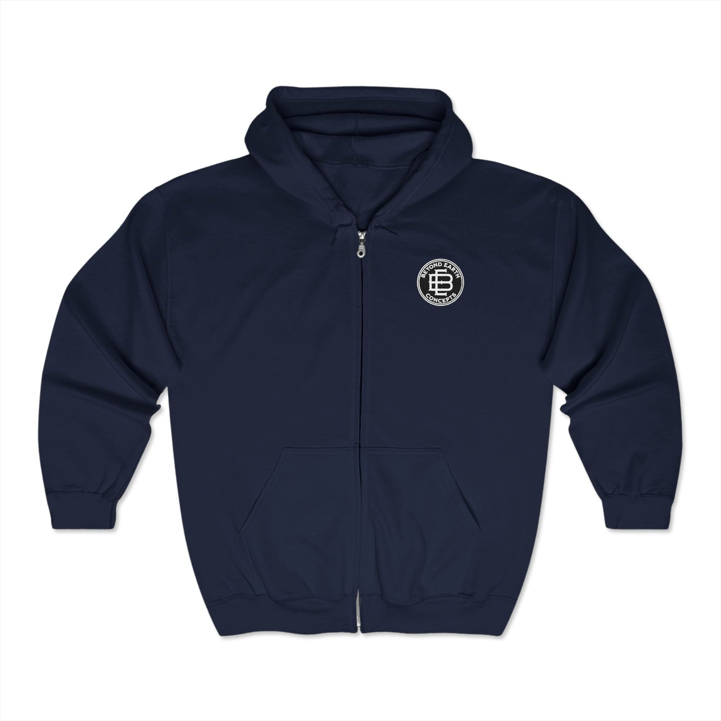 Beyond Earth Logo Full Zip Hooded Sweatshirt