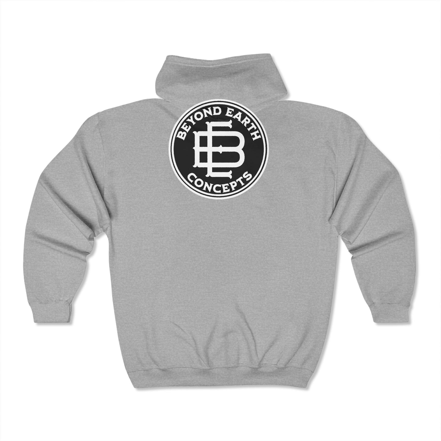 Beyond Earth Logo Full Zip Hooded Sweatshirt