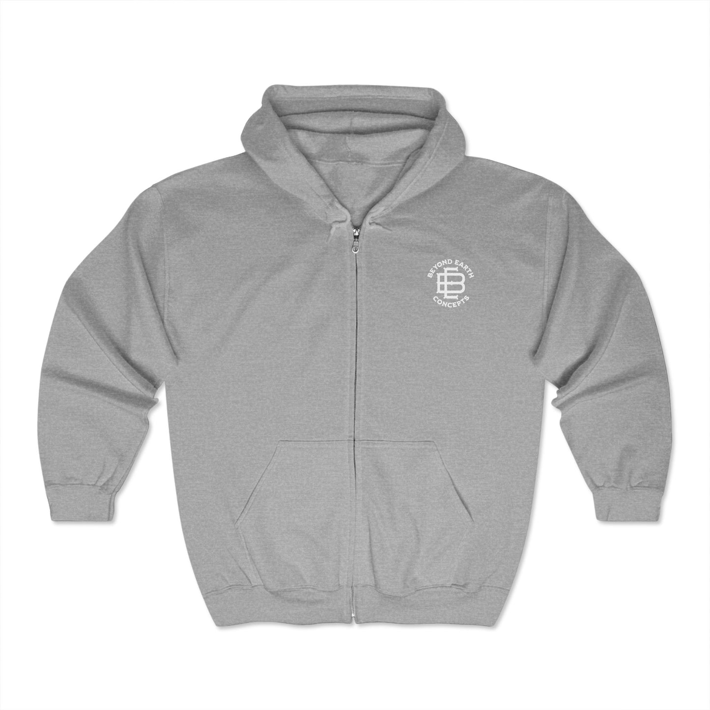 Beyond Earth Logo Full Zip Hooded Sweatshirt