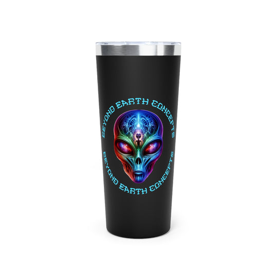 Alien Face - Copper Vacuum Insulated Tumbler, 22oz