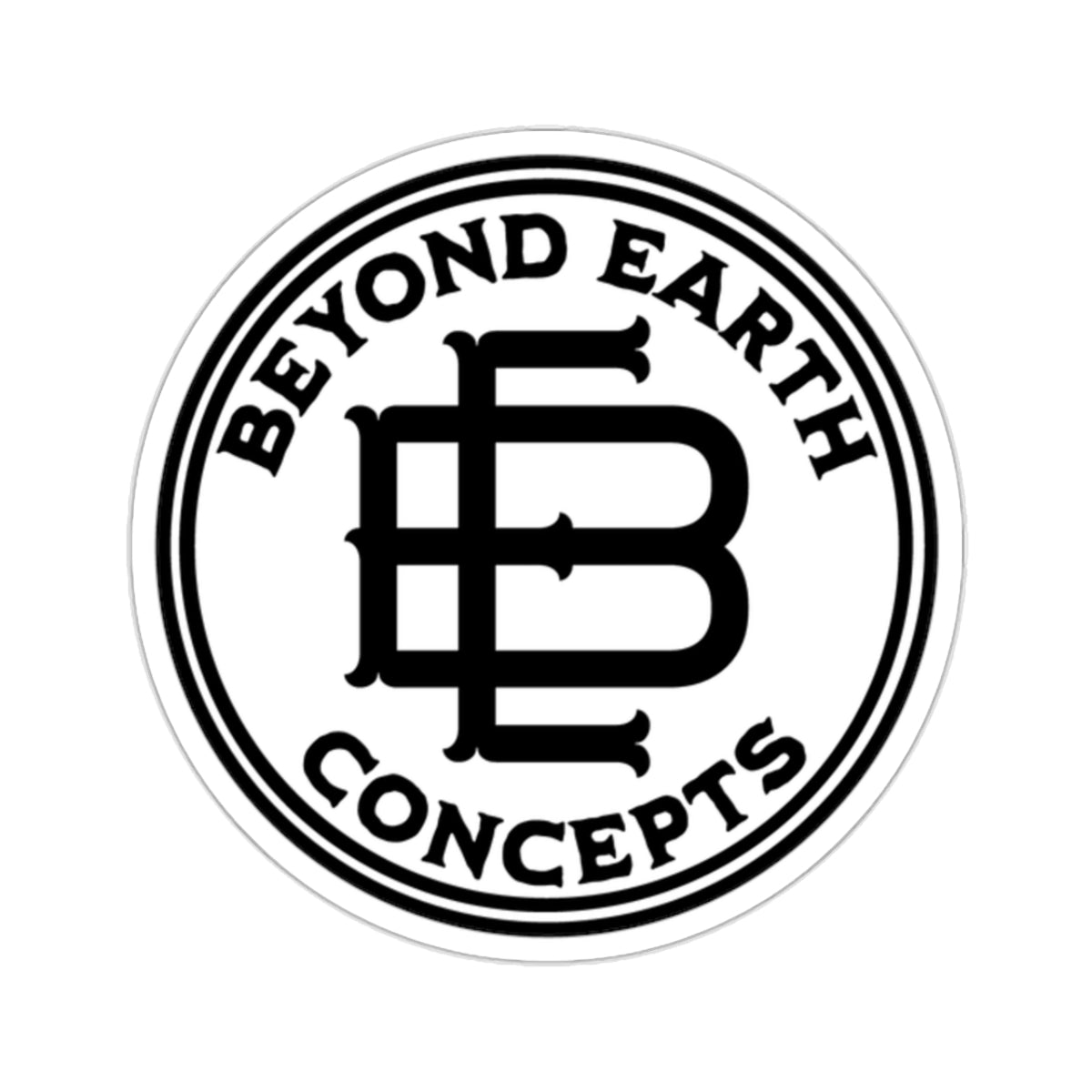 Beyond Earth Concepts Logo Sticker