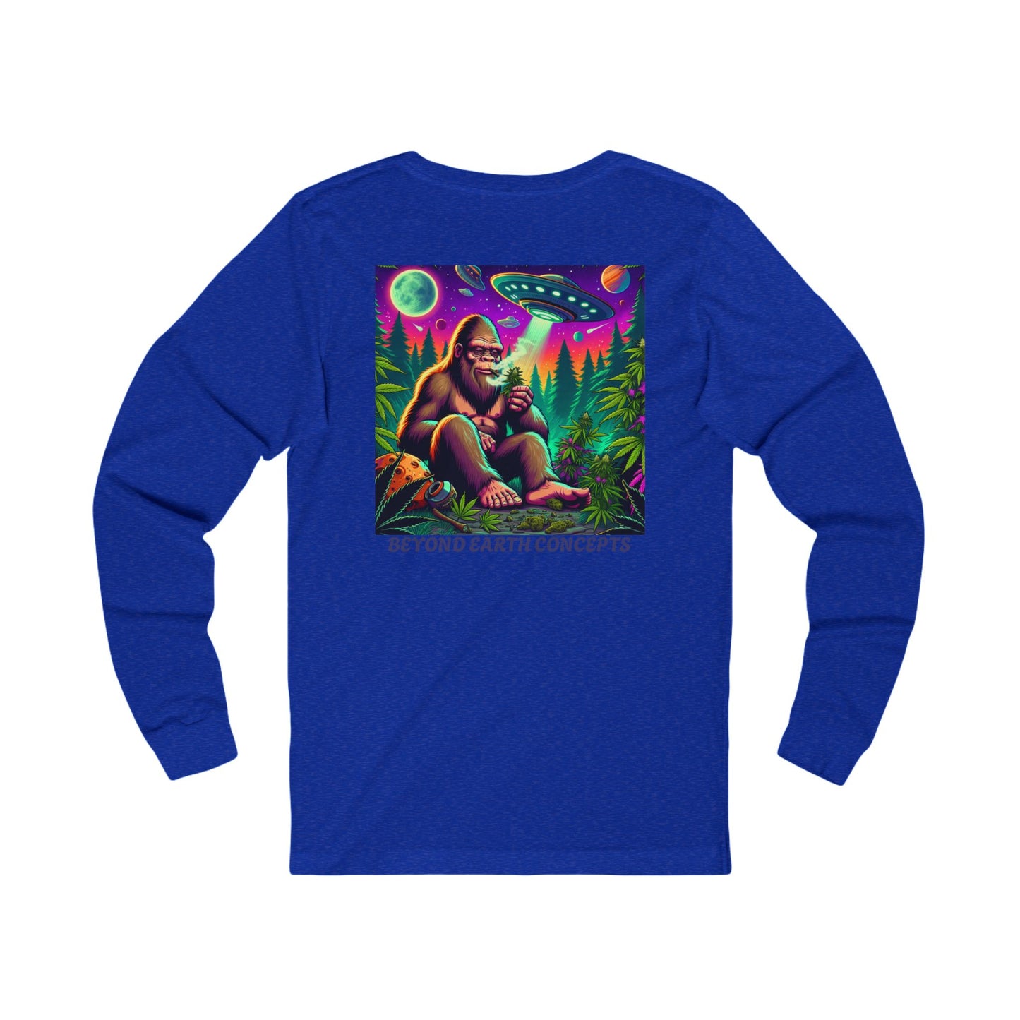 Bigfoots Cosmic Chill Long Sleeve T-shirt