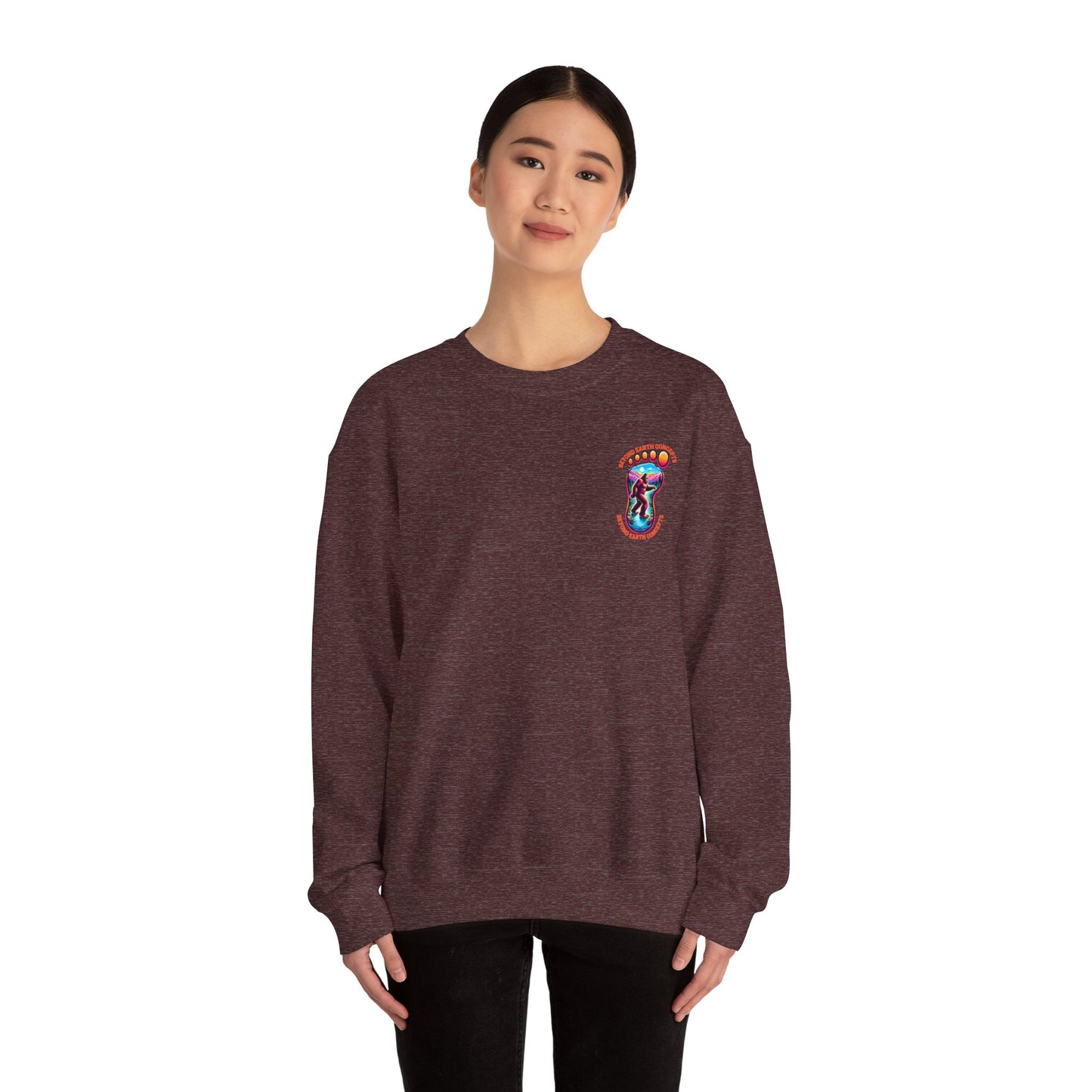 Bigfoot Footprint Crewneck Sweatshirt