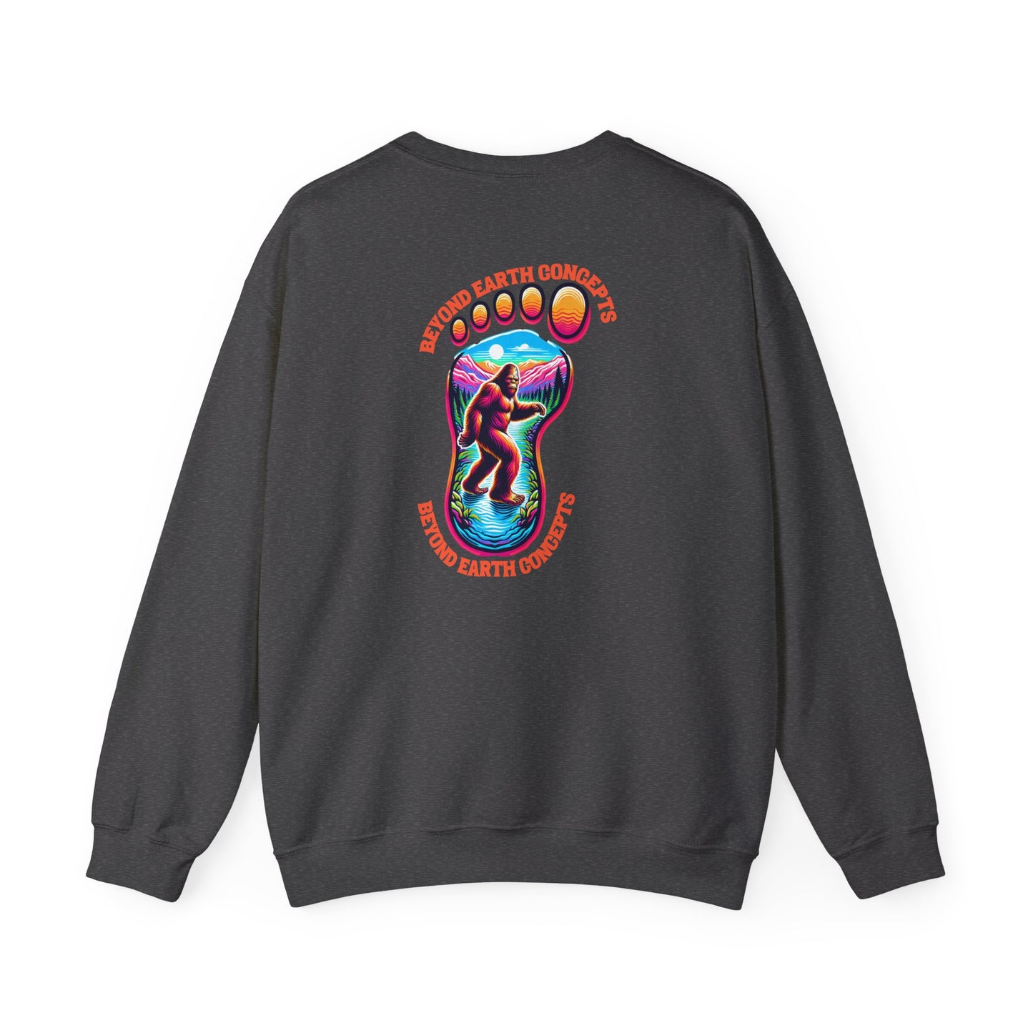 Bigfoot Footprint Crewneck Sweatshirt