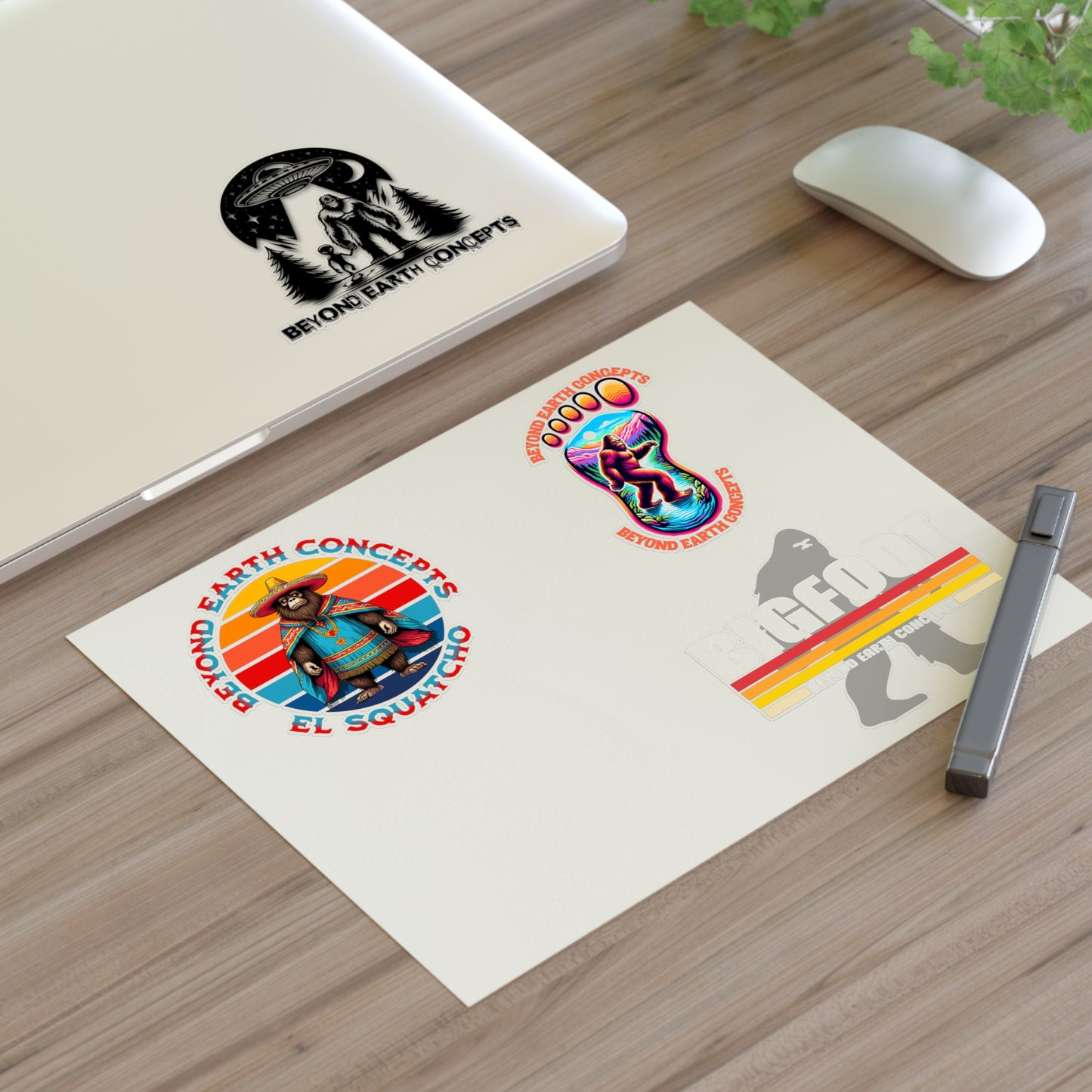 Bigfoot Sticker sheet