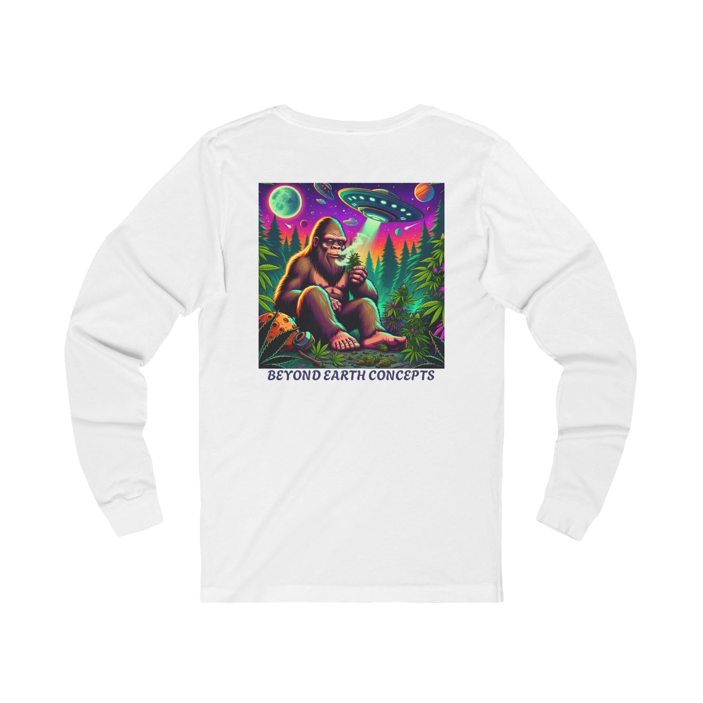 Bigfoots Cosmic Chill Long Sleeve T-shirt