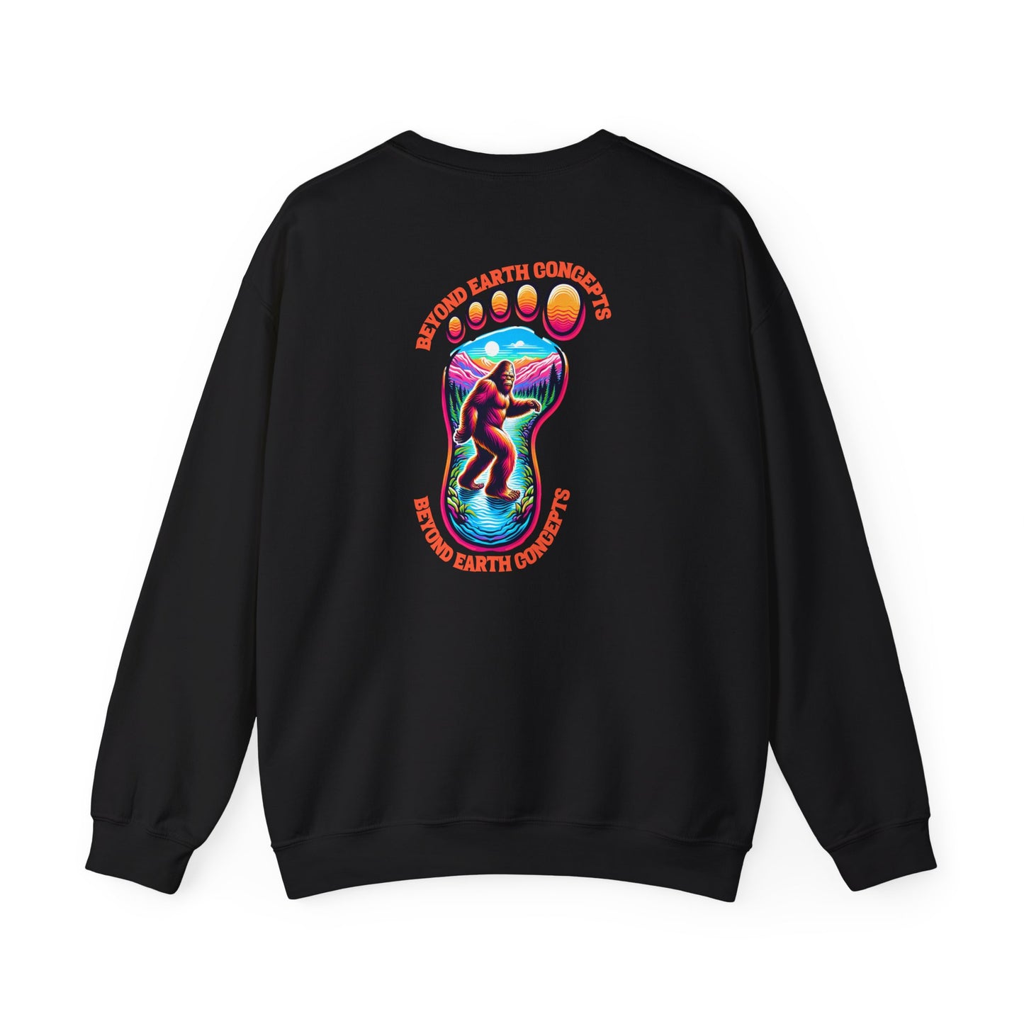 Bigfoot Footprint Crewneck Sweatshirt