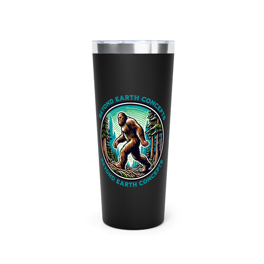 Bigfoot in Forest Copper Vacuum Insulated Tumbler, 22oz