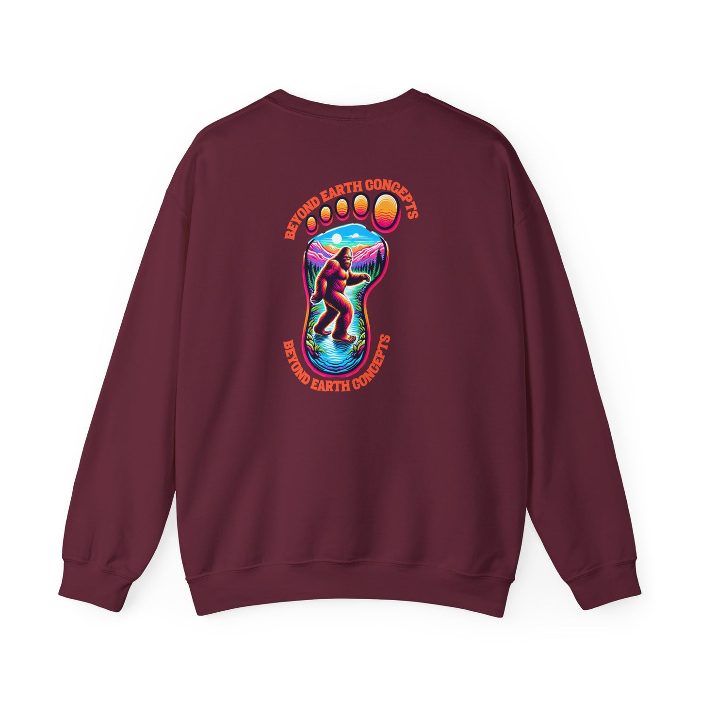 Bigfoot Footprint Crewneck Sweatshirt