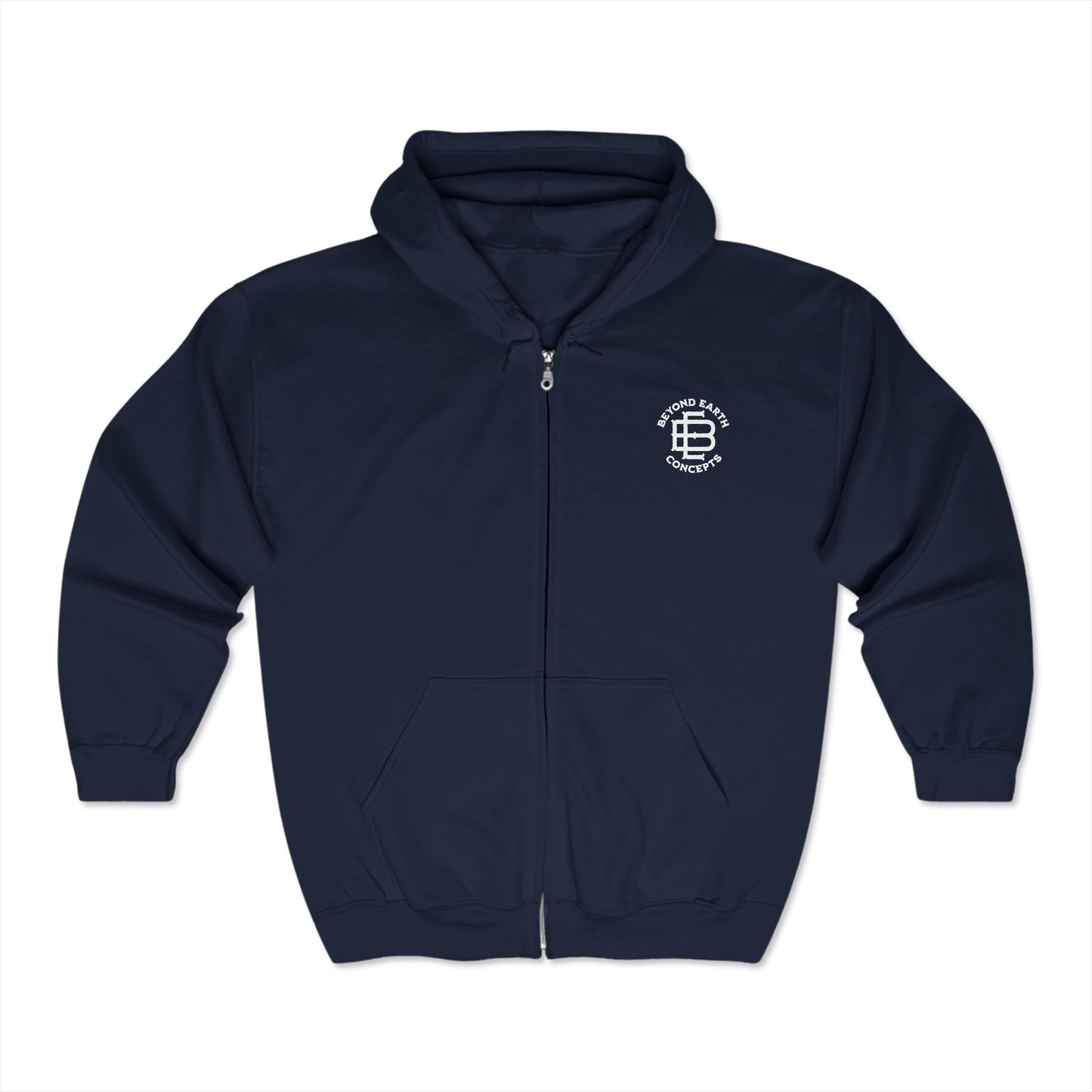 Beyond Earth Logo Full Zip Hooded Sweatshirt