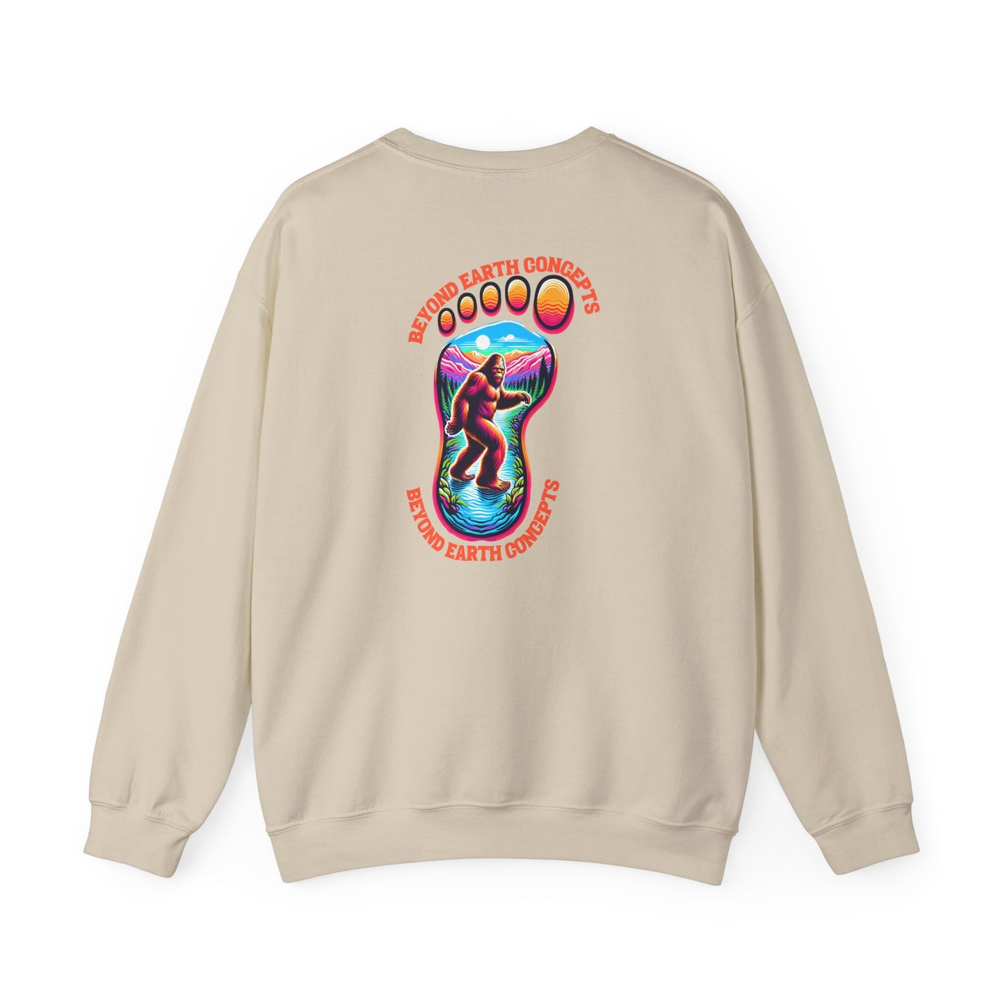 Bigfoot Footprint Crewneck Sweatshirt