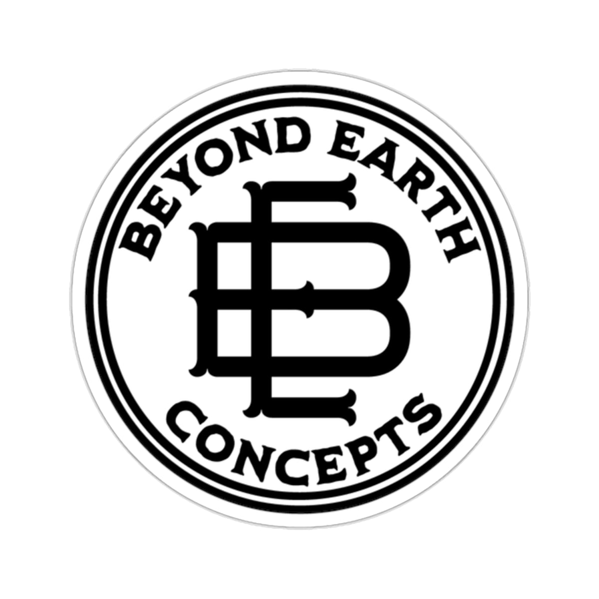 Beyond Earth Concepts Logo Sticker