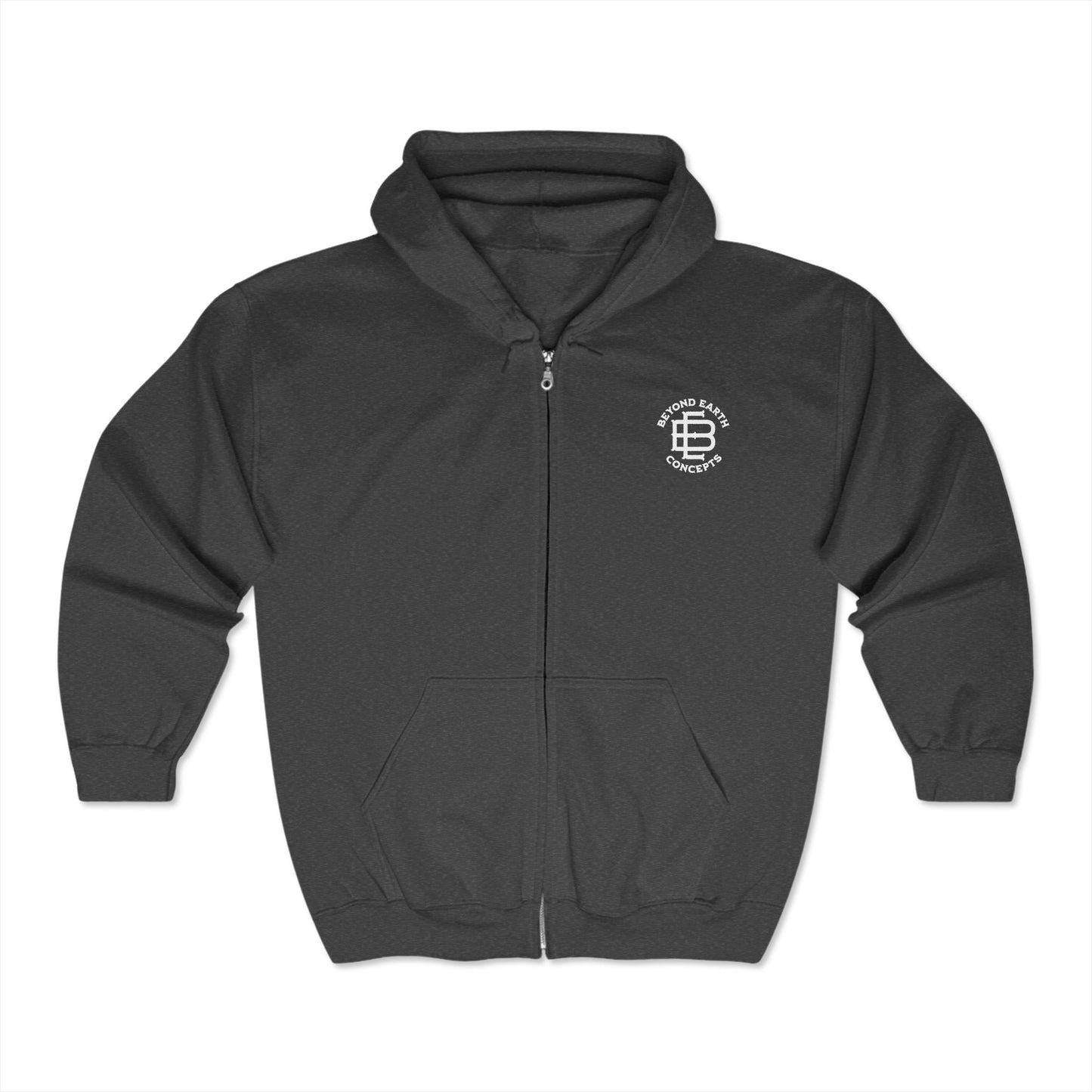 Beyond Earth Logo Full Zip Hooded Sweatshirt