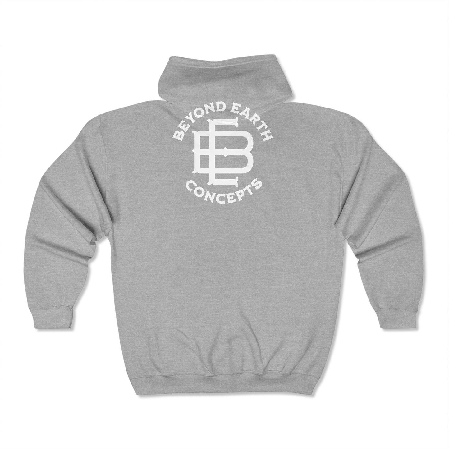 Beyond Earth Logo Full Zip Hooded Sweatshirt