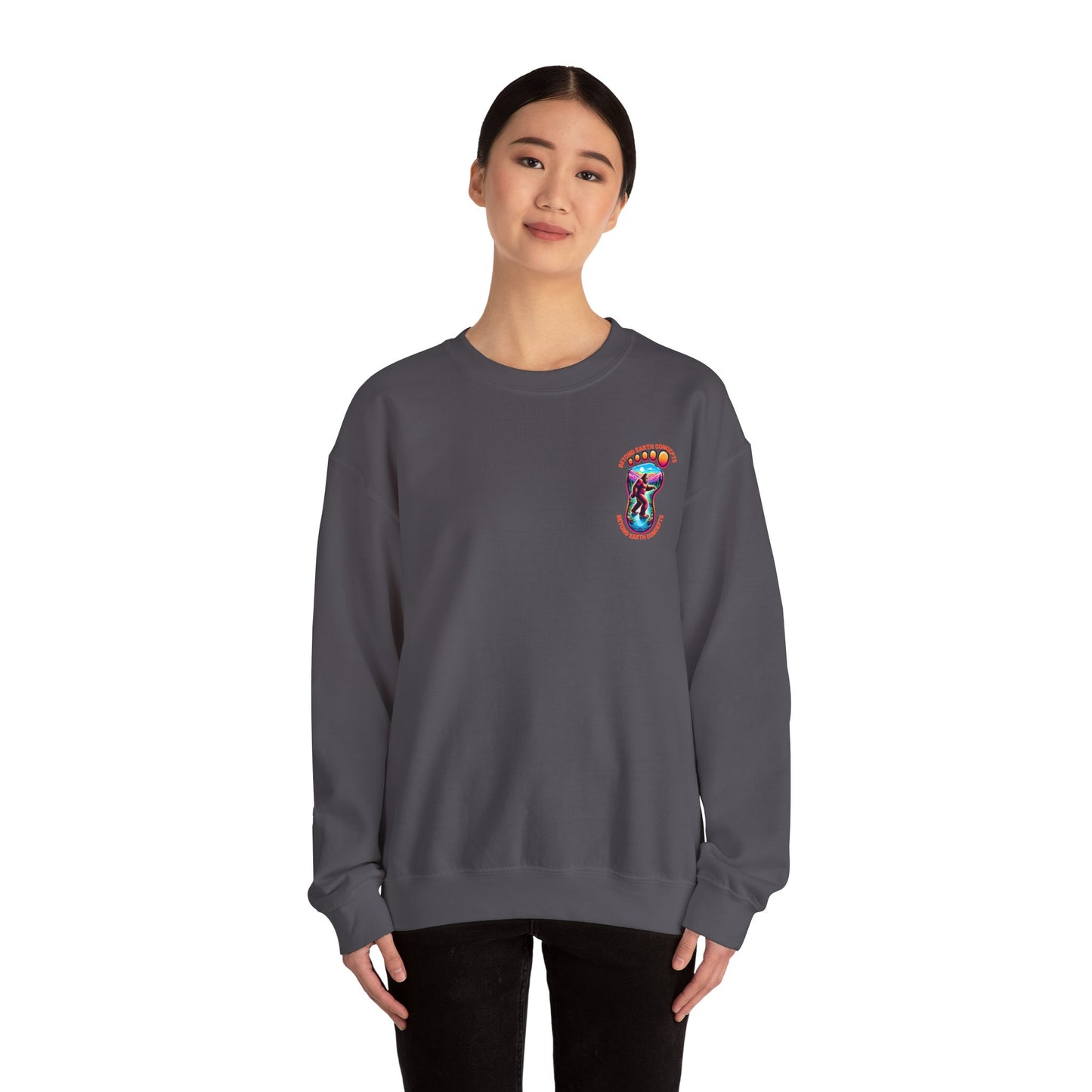 Bigfoot Footprint Crewneck Sweatshirt