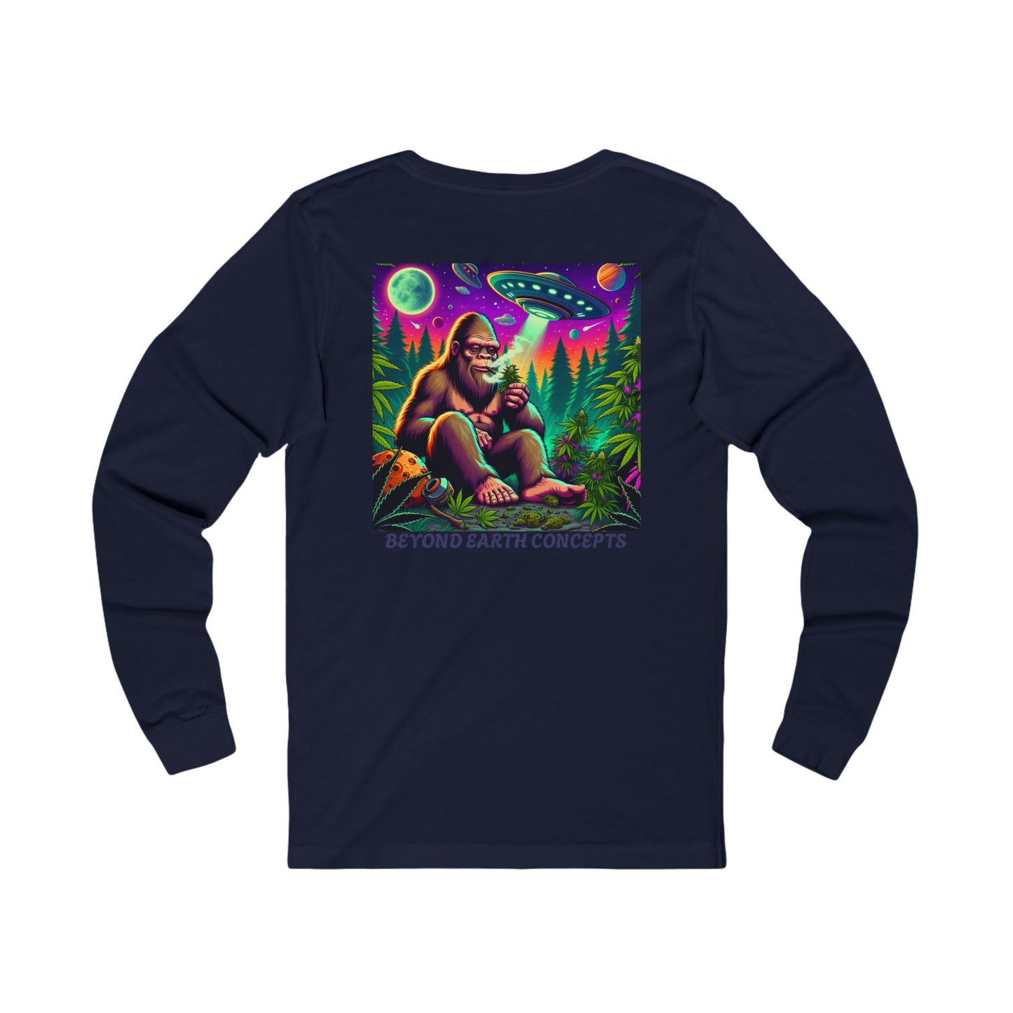 Bigfoots Cosmic Chill Long Sleeve T-shirt