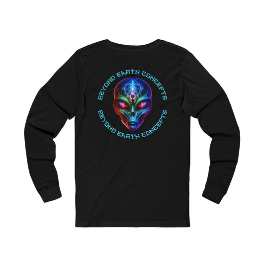 Alien Face Long Sleeve Shirt