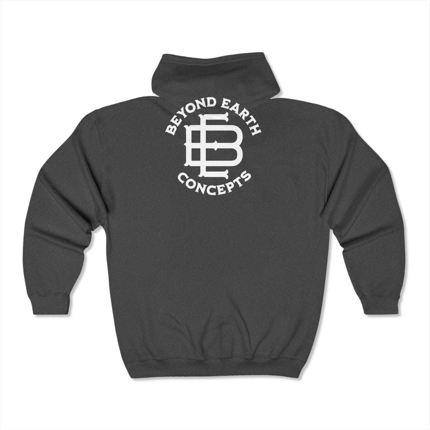 Beyond Earth Logo Full Zip Hooded Sweatshirt