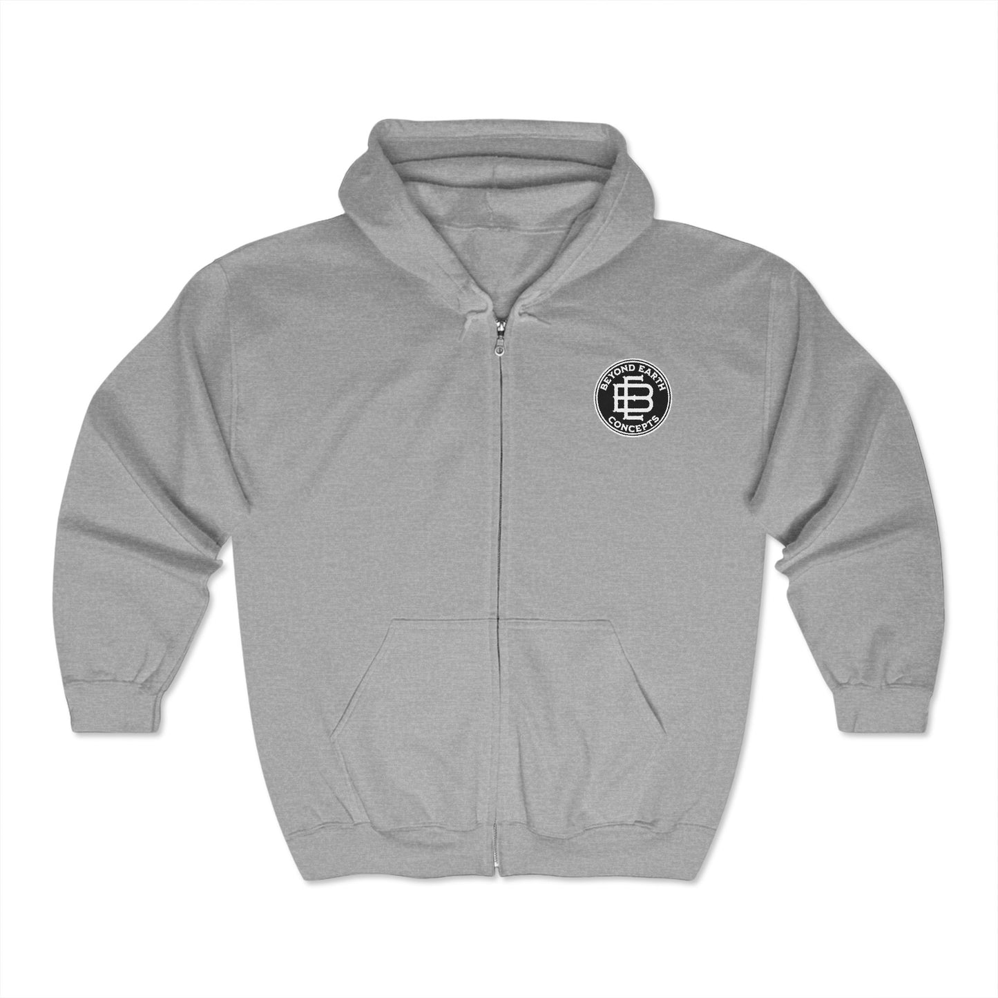 Beyond Earth Logo Full Zip Hooded Sweatshirt