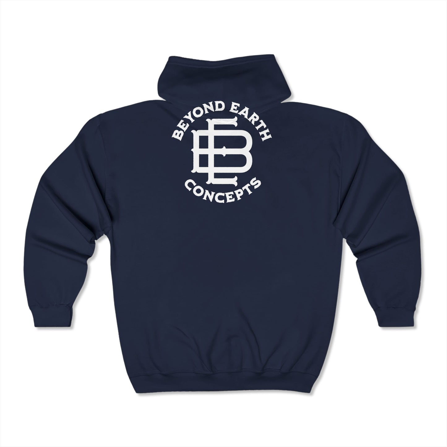 Beyond Earth Logo Full Zip Hooded Sweatshirt