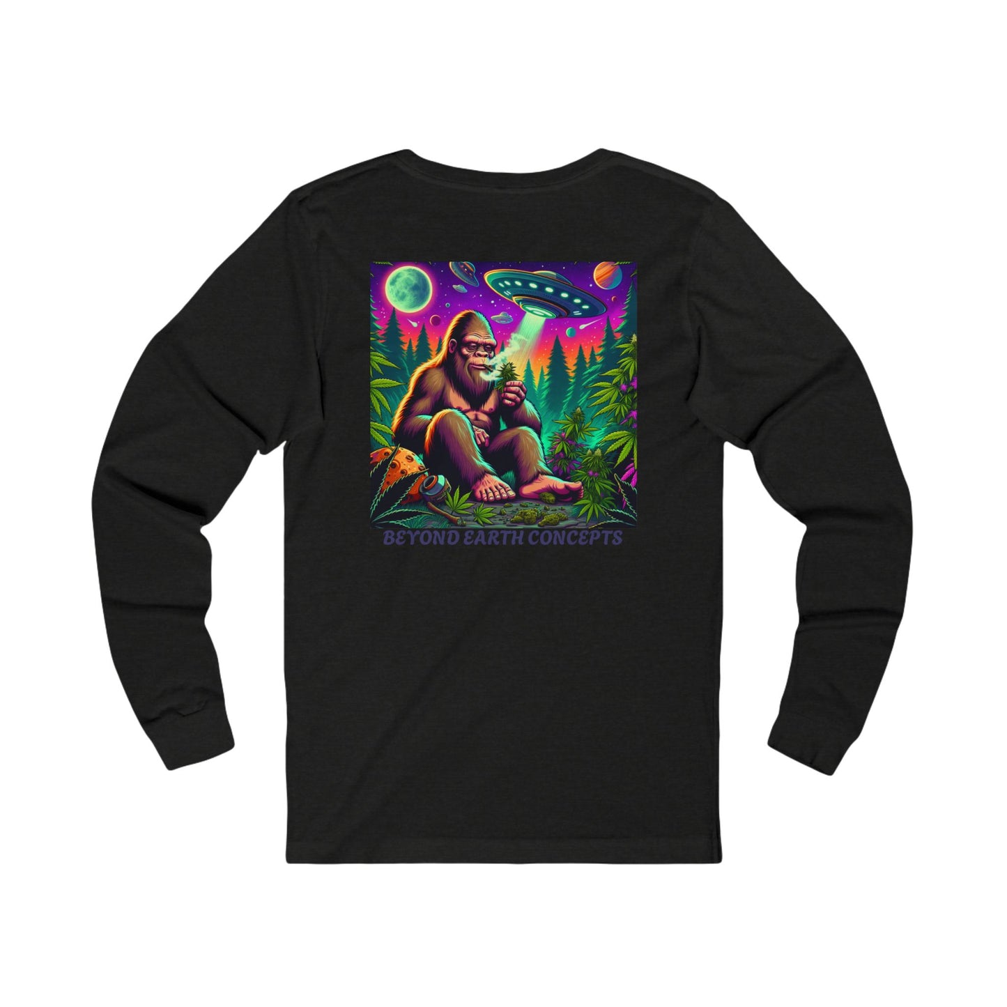 Bigfoots Cosmic Chill Long Sleeve T-shirt