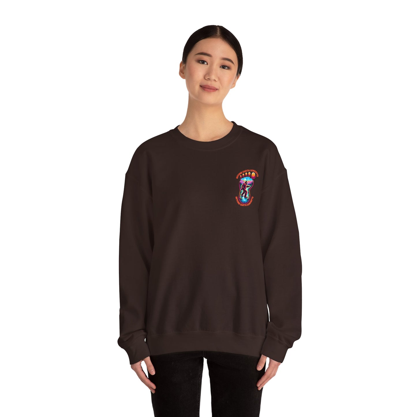 Bigfoot Footprint Crewneck Sweatshirt