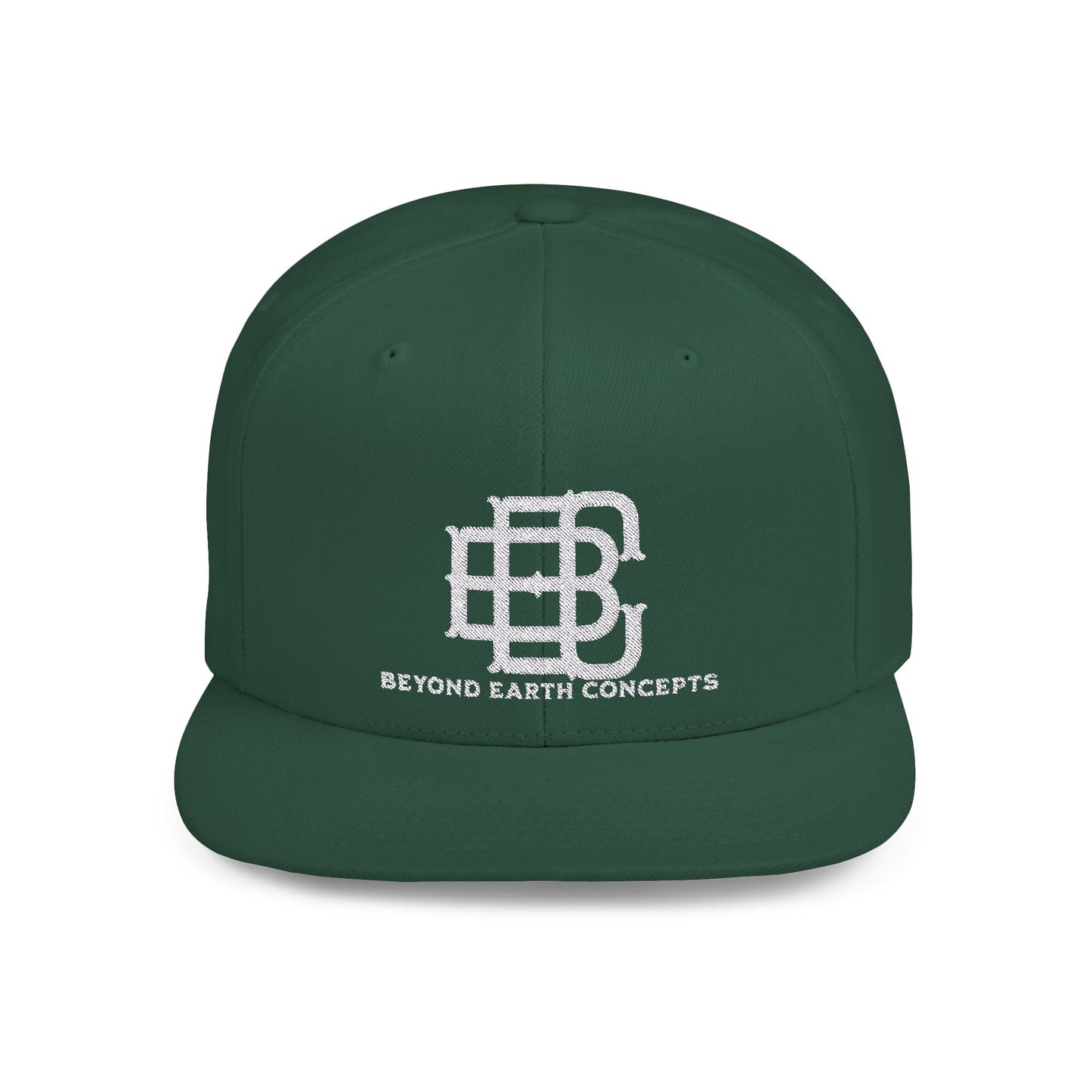 Beyond Earth Concepts Logo Flat Bill Hat