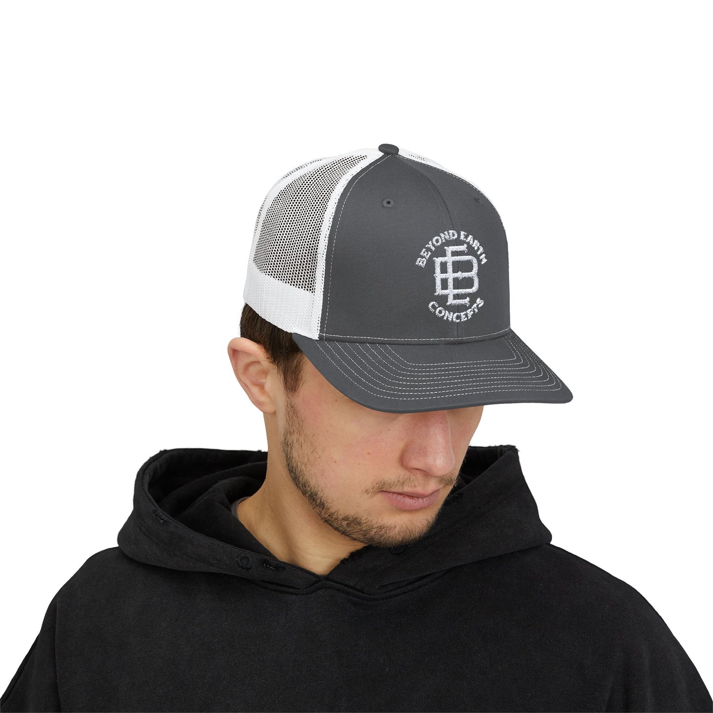 Beyond Earth Concepts Logo Snapback Trucker Hat