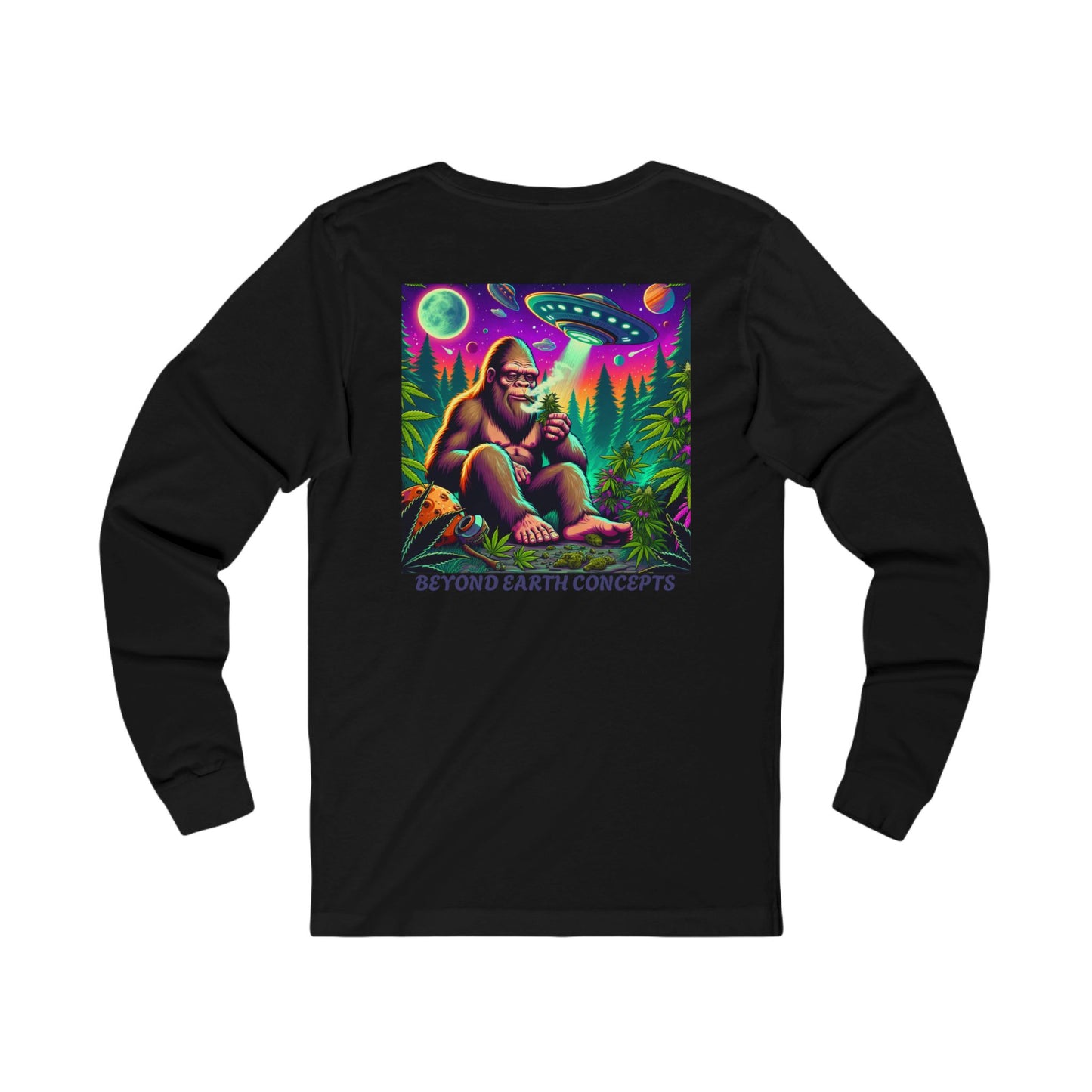 Bigfoots Cosmic Chill Long Sleeve T-shirt