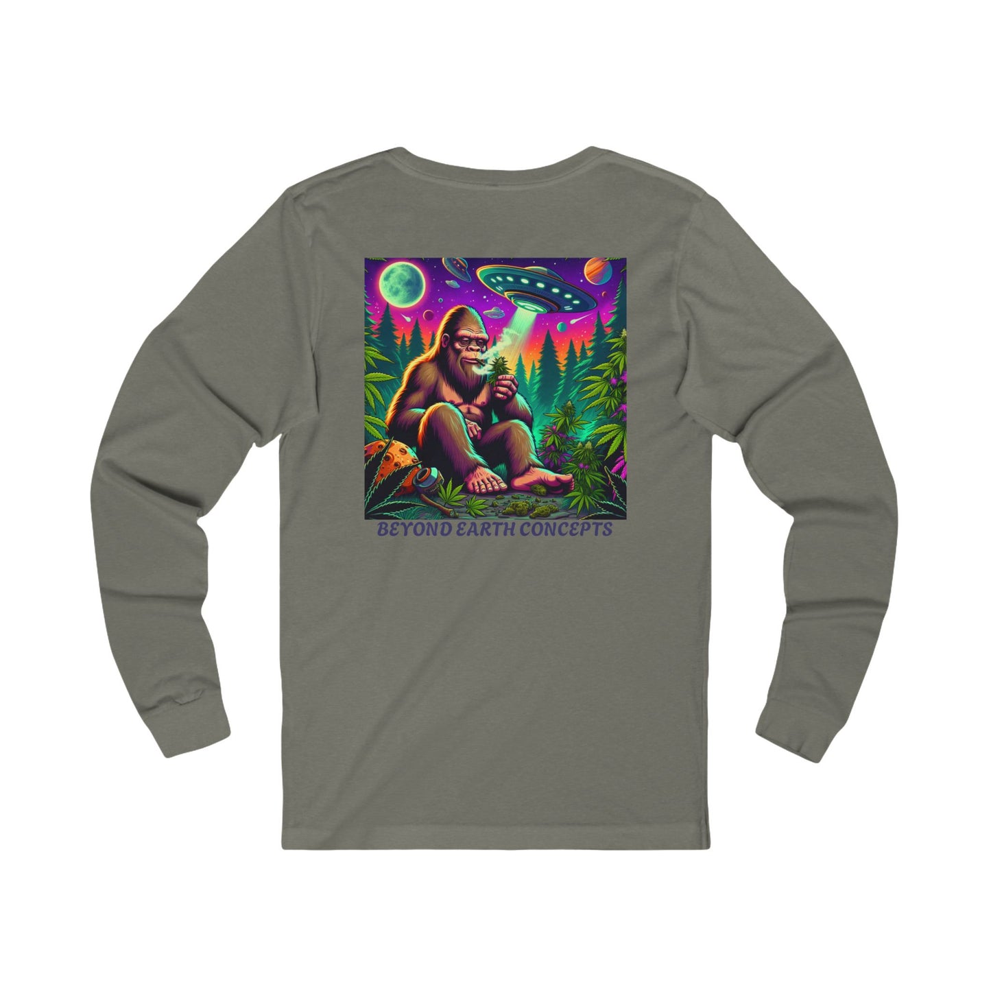 Bigfoots Cosmic Chill Long Sleeve T-shirt