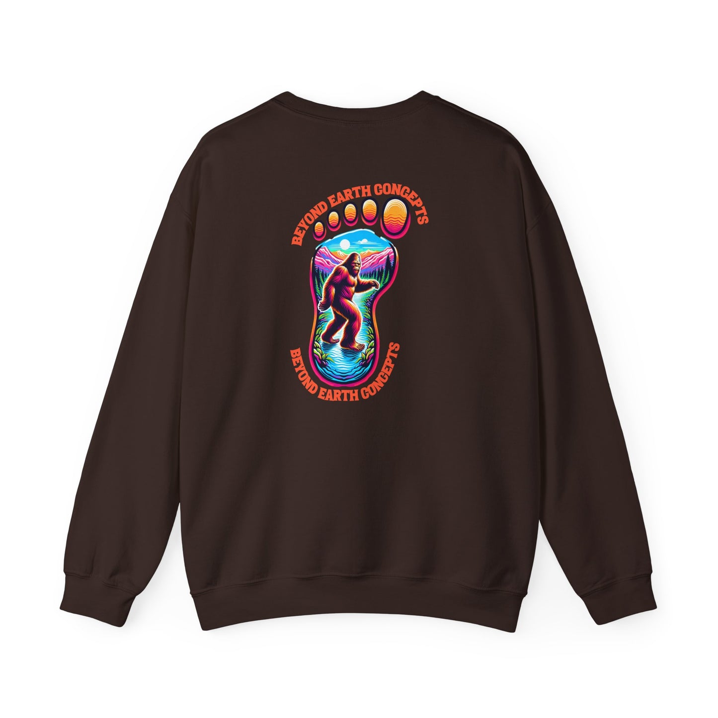 Bigfoot Footprint Crewneck Sweatshirt