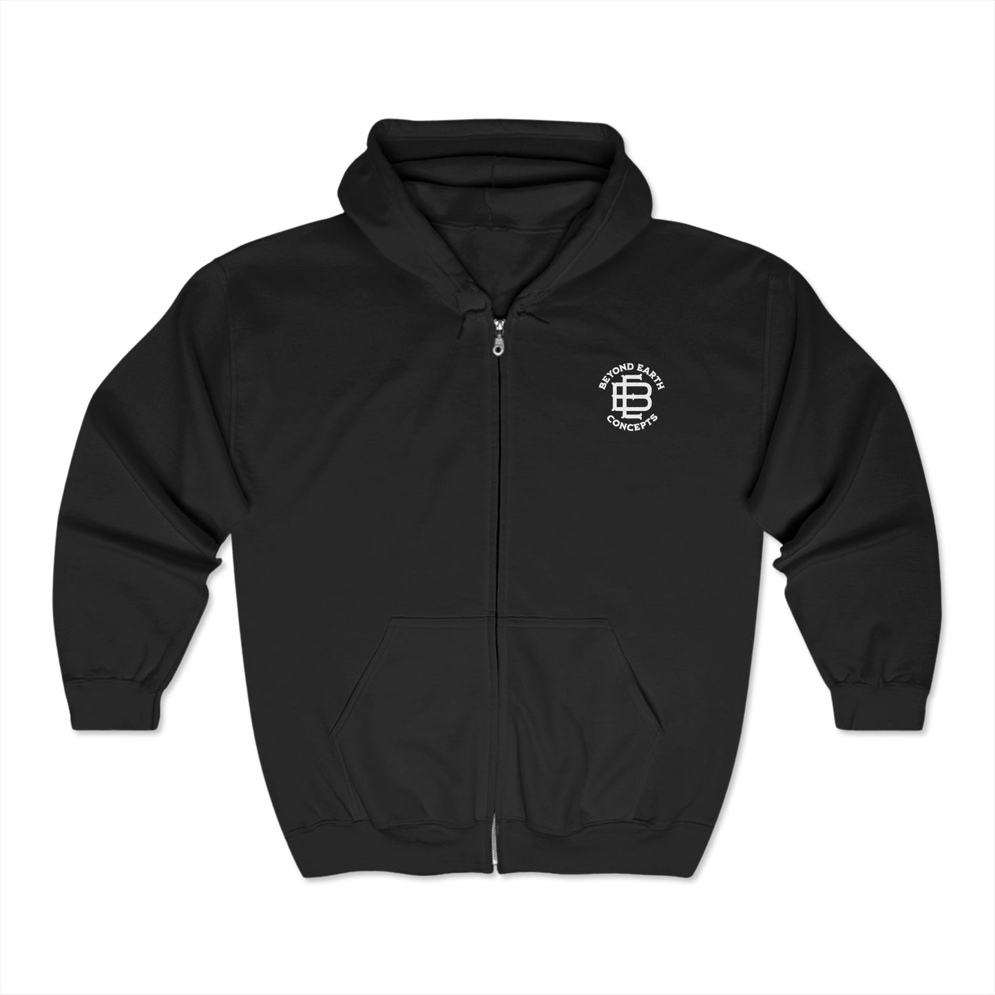 Beyond Earth Logo Full Zip Hooded Sweatshirt